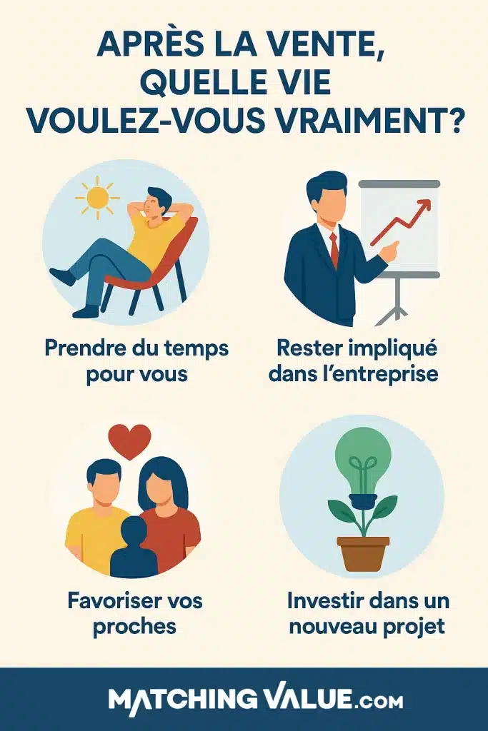 changer de vie après la vente d'entreprise