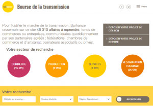 Bourse transmission bpi france