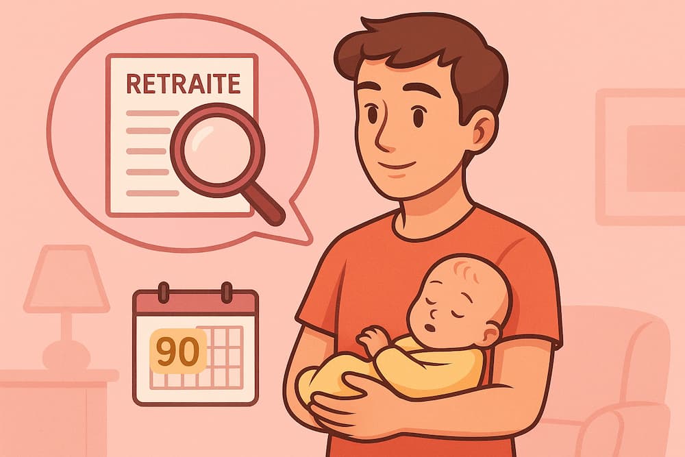 congé parental et retraite